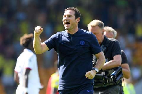 Lampard đã có chiến thắng đầu tay cùng Chelsea